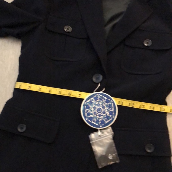 MAXMARA Navy Blue Blazer Size 2-4 - Picture 14 of 16